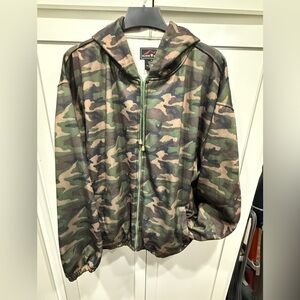 Men’s Camo Sweatshirt Jacket